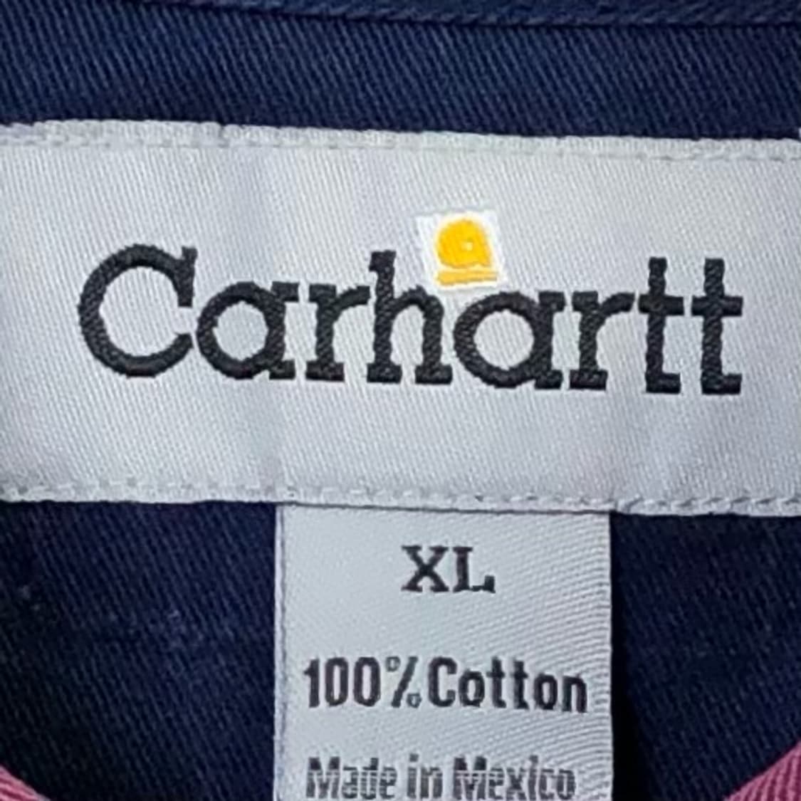 XL 칼하트 버건디 워크 셔츠 상품이미지3