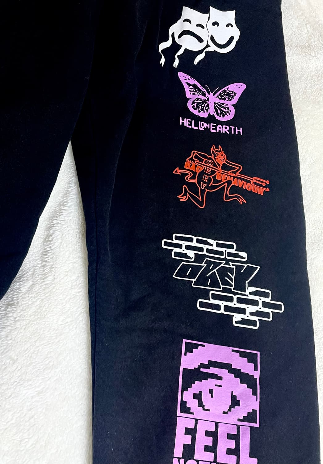 obey 오베이 스웻팬츠 스웨트팬츠 조거팬츠 웍스아웃 S 상품이미지2