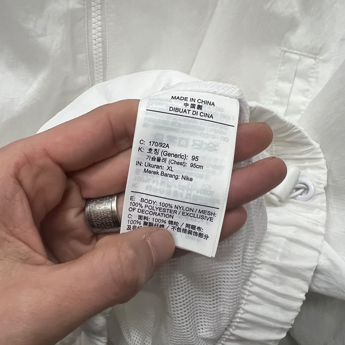 나이키 우먼스 NSW 에센셜 우븐 셋업 XL/M 상품이미지4