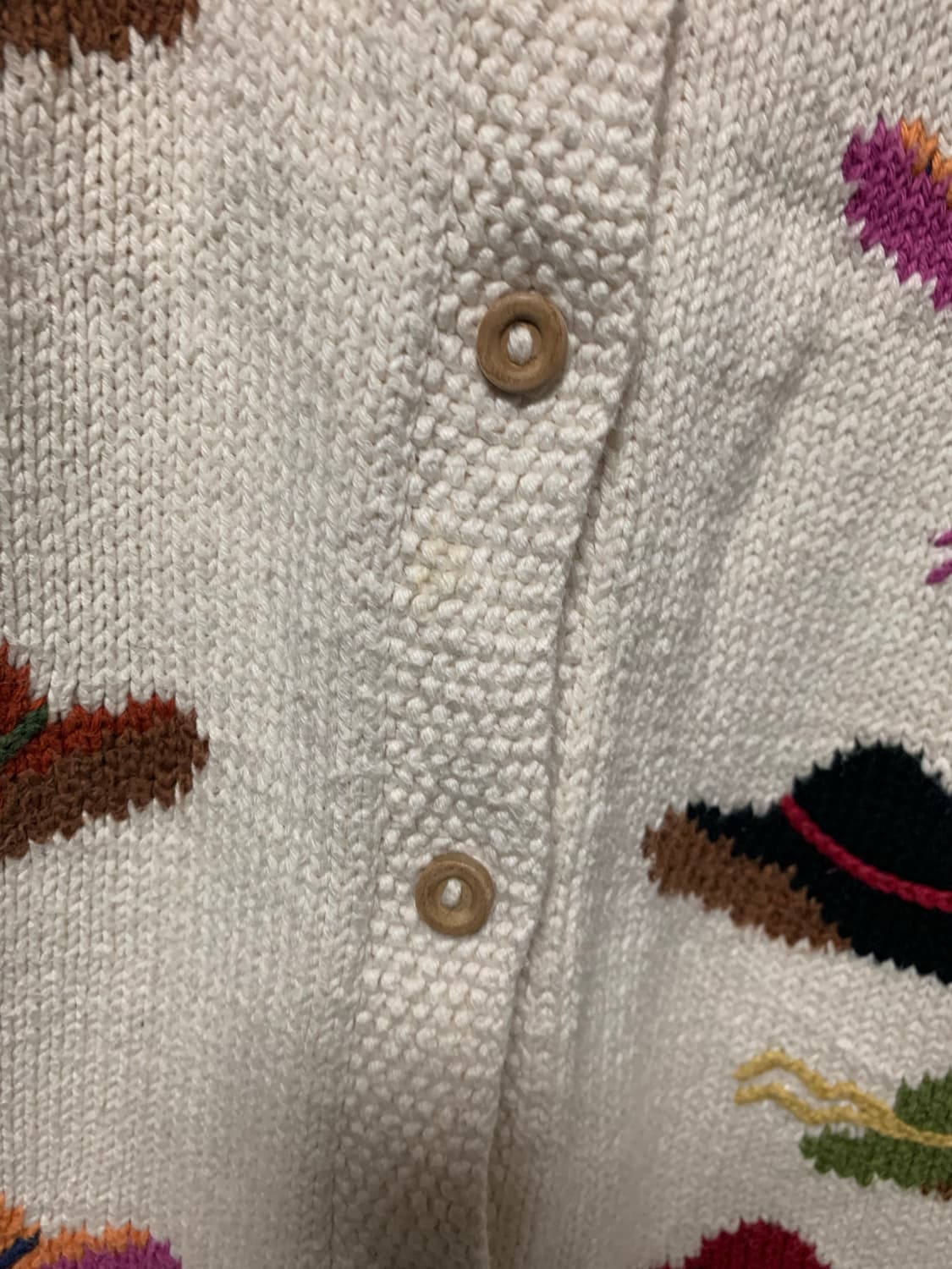 Cotton salsa 페루 빈티지 자수니트 모리걸하구미 상품이미지6