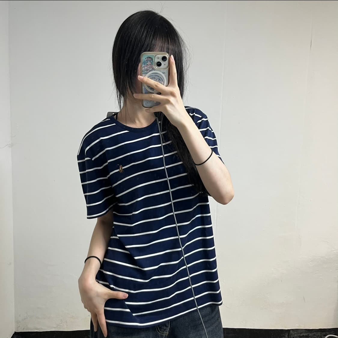 Polo Ralph Lauren Navy Stripe T-Shirt 상품이미지2
