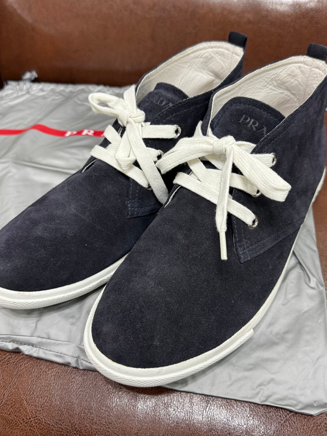 PRADA SPORT 스웨이드 처카부츠 255-260 상품이미지5