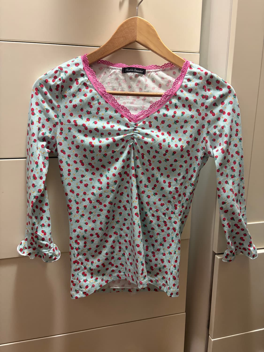 샵 페어리 레이스 탑 스트로베리 상품이미지3