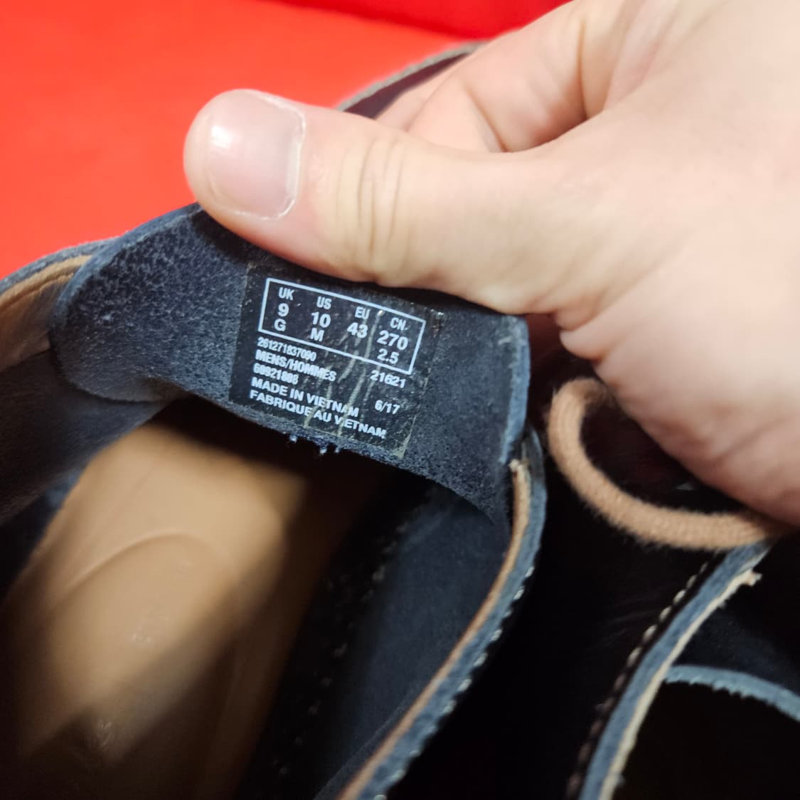 클락스(Clarks) 폴튼 탑 가죽 데저트화 270size 상품이미지9