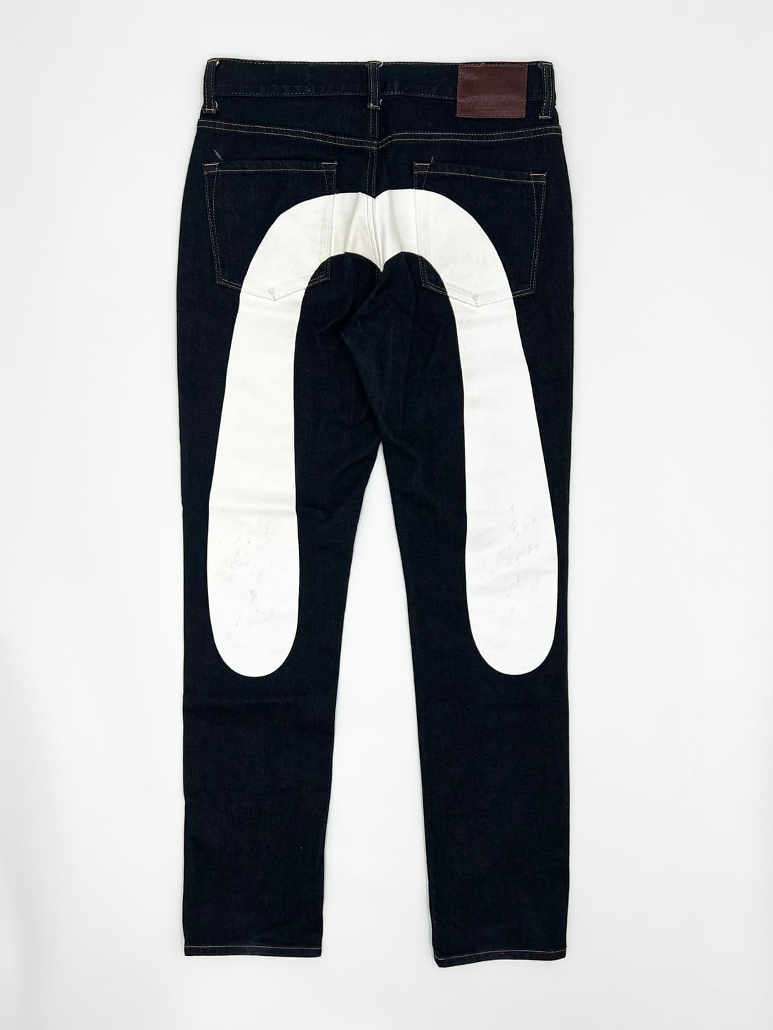 에비수 빅 로고 데님팬츠 상품이미지1