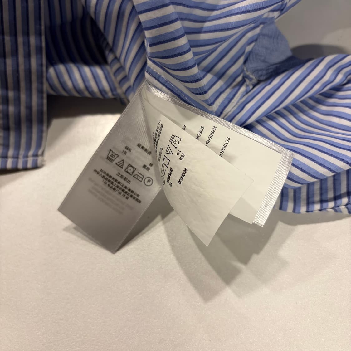 [M] 폴로 랄프로렌 슬림핏 스트라이프 셔츠 D413 상품이미지8