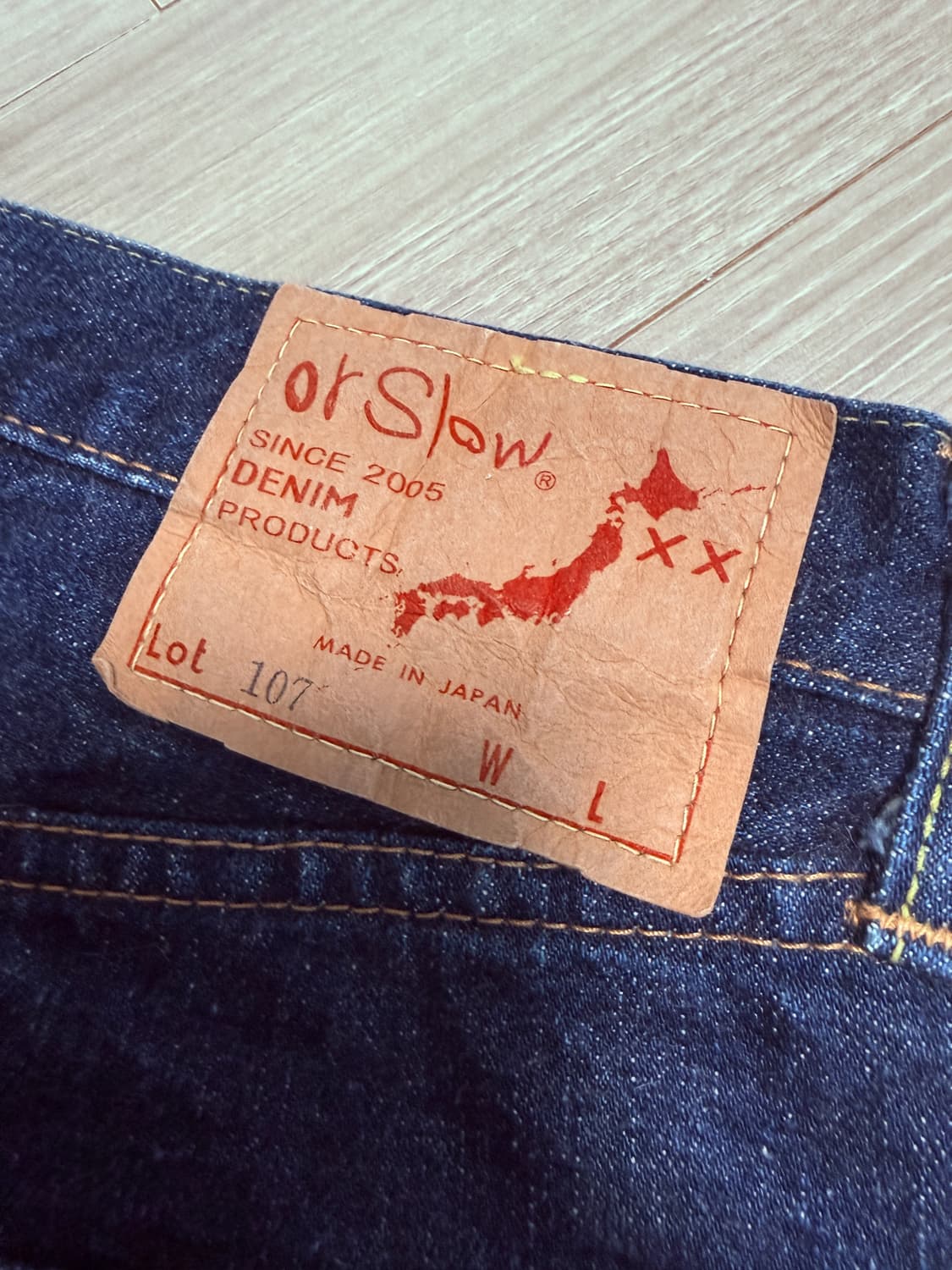 orslow 오어슬로우 107 1이어 1사이즈 상품이미지3