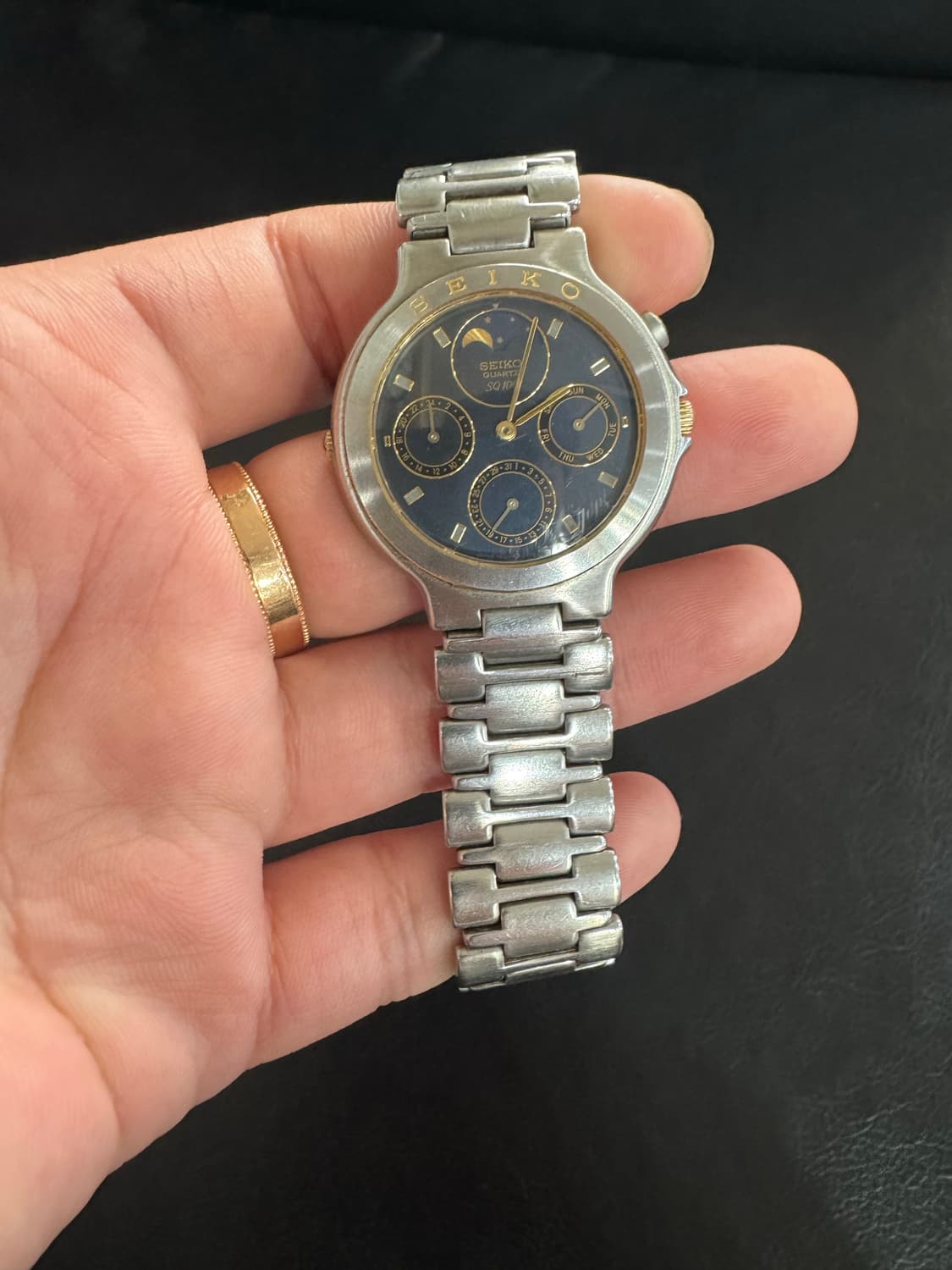 세이코 sq 빈티지 문페이즈 시계 상품이미지3
