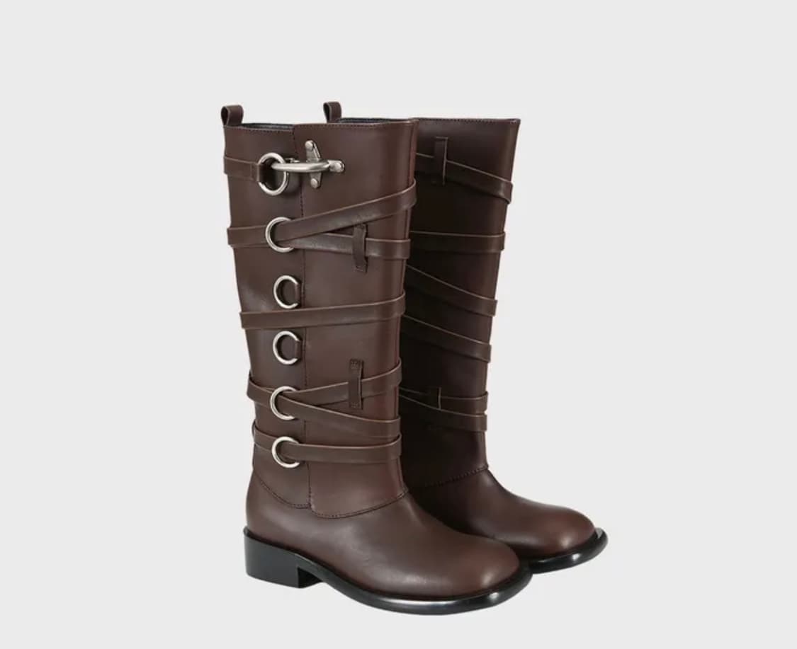 앤더슨벨 하네스 부츠 harness boots 브라운 255 상품이미지1