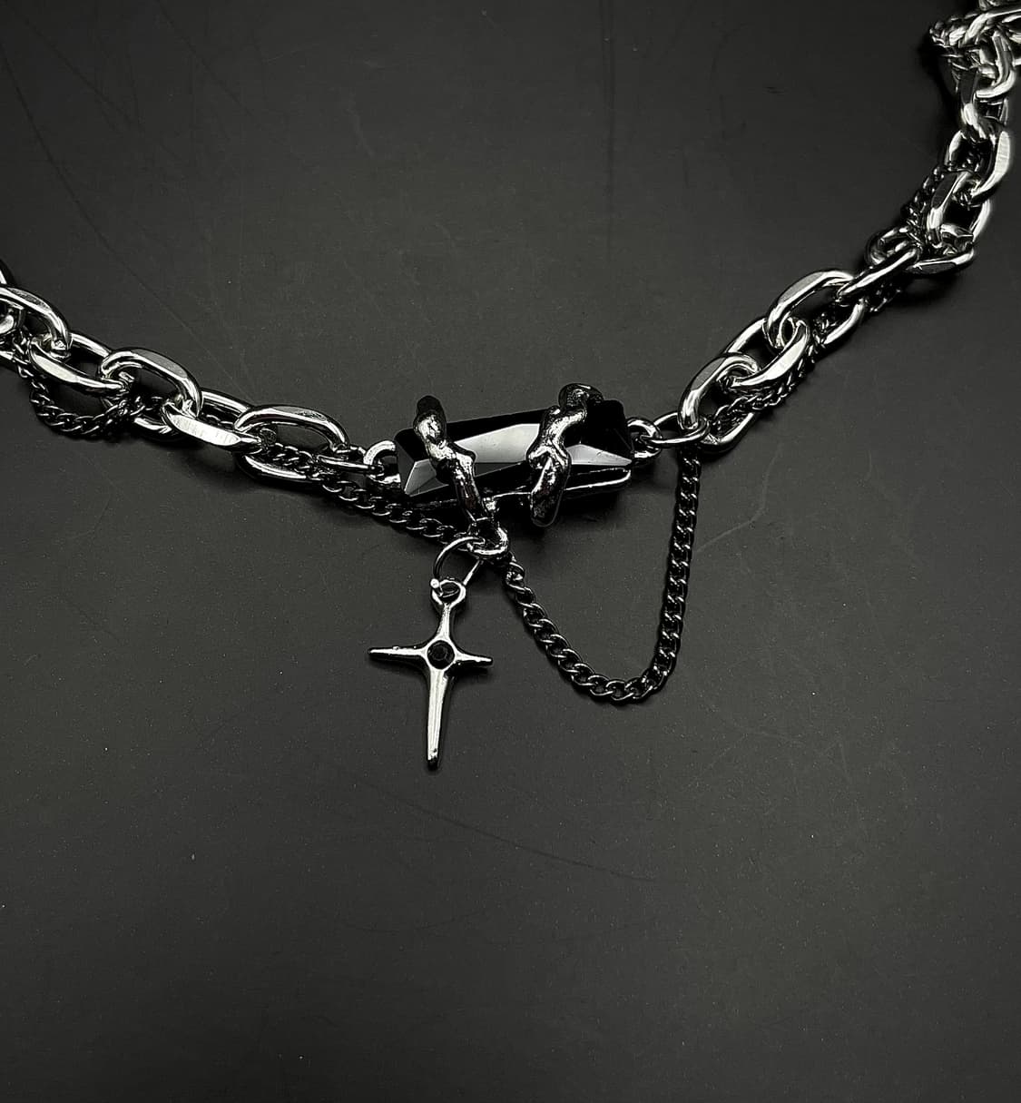 pcr053 Black matter necklace 상품이미지3