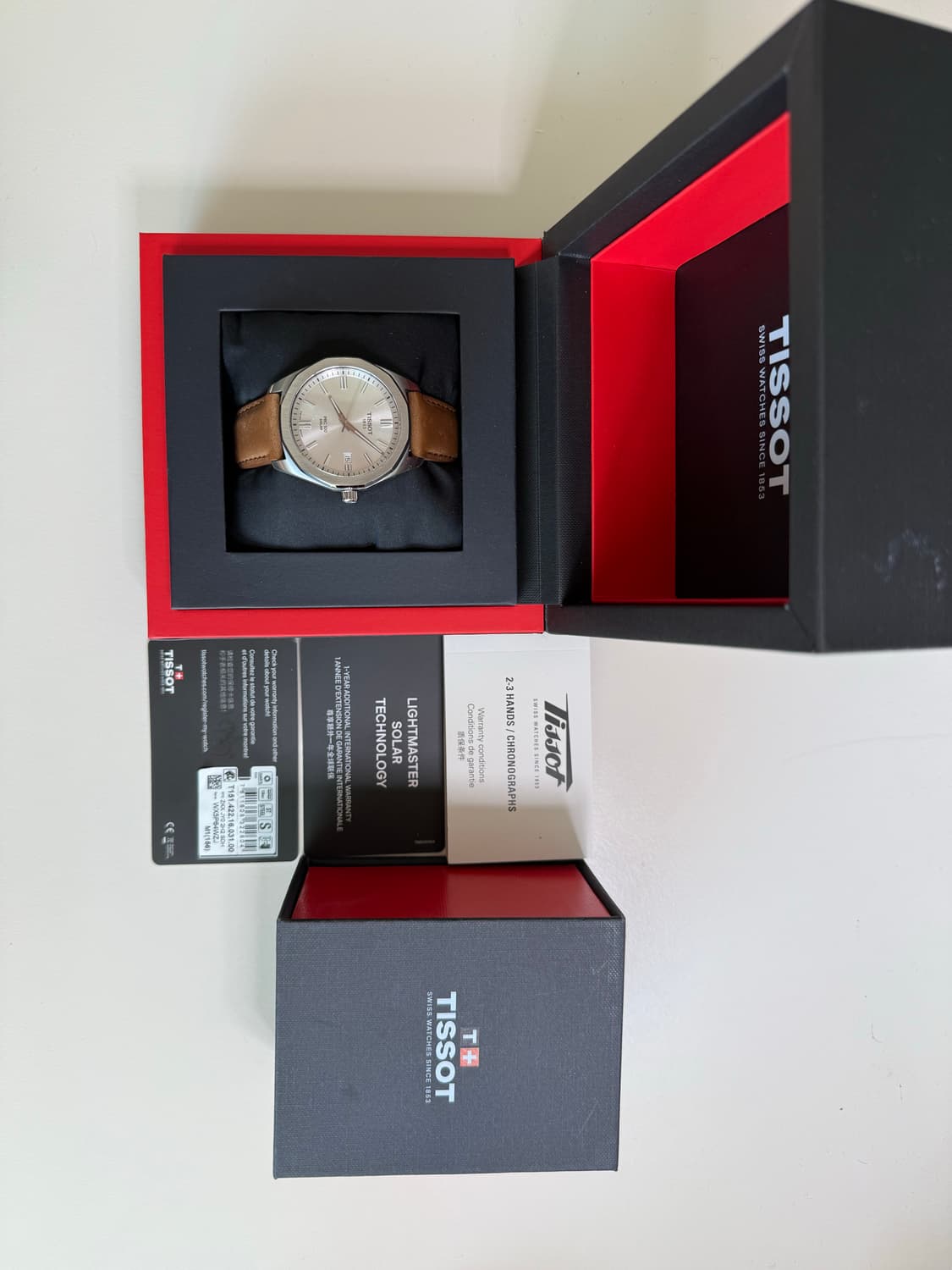 티쏘 PRC100 솔라 (브라운 레더) 판매합니다 상품이미지7