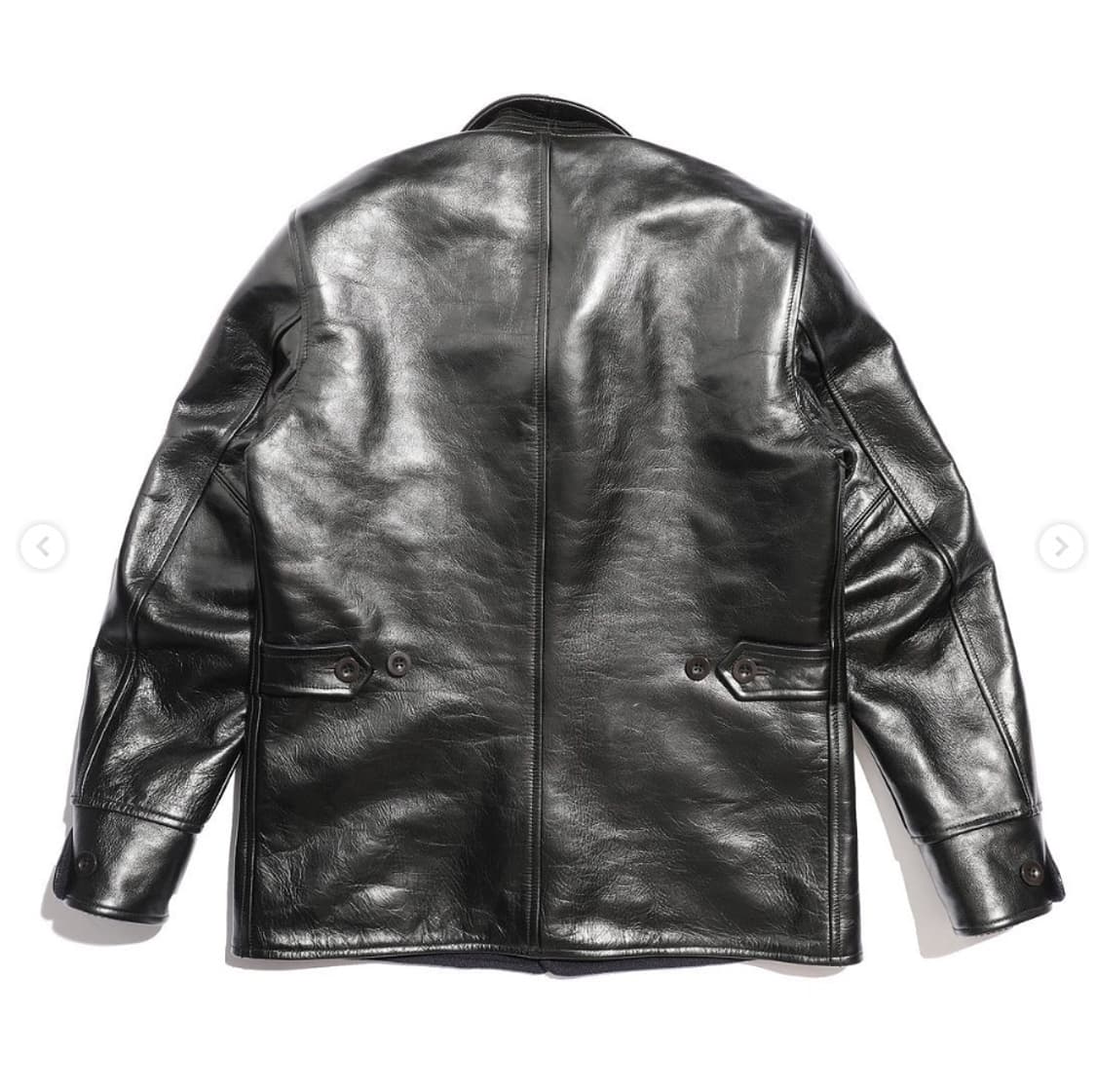 콜림보 Colimbo 레더자켓 스톡맨 차심 말가죽 카코트 42 새상품 상품이미지2