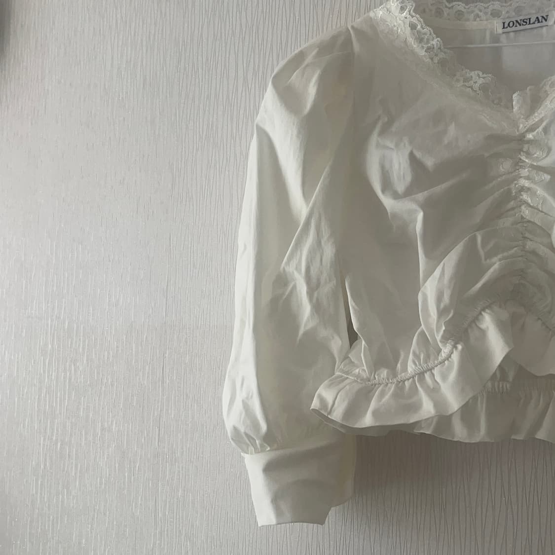 lonslan 프릴 블라우스 상품이미지7