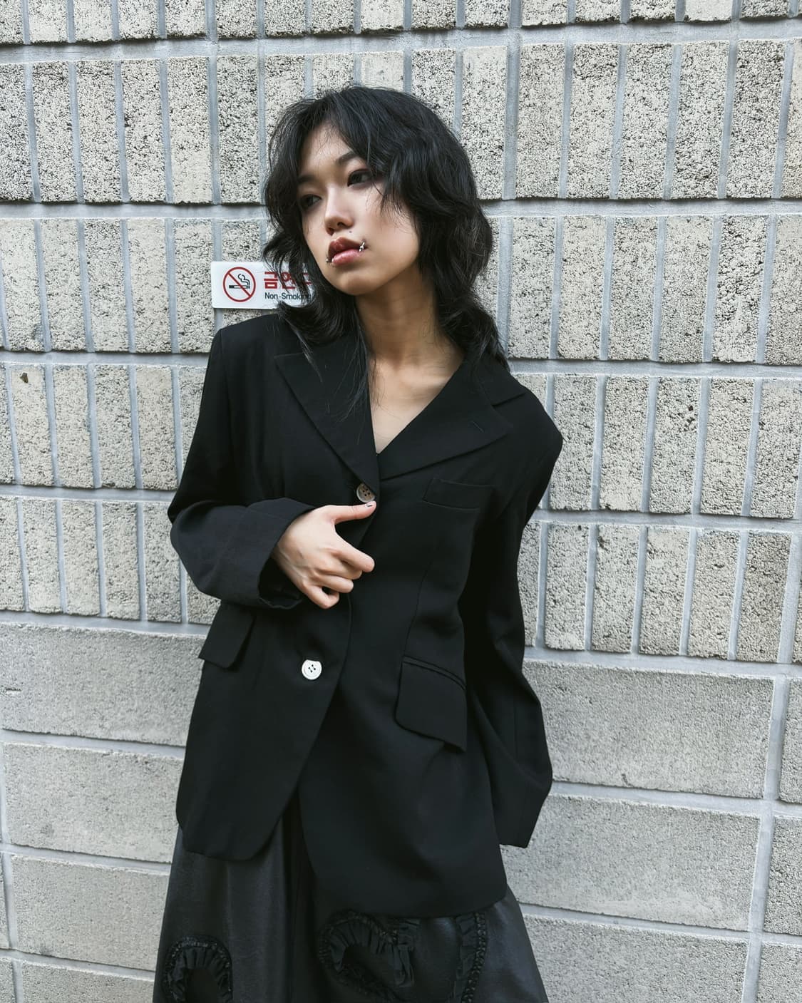 올드 히스테릭 글래머 볼드 라펠 블레이저 상품이미지2