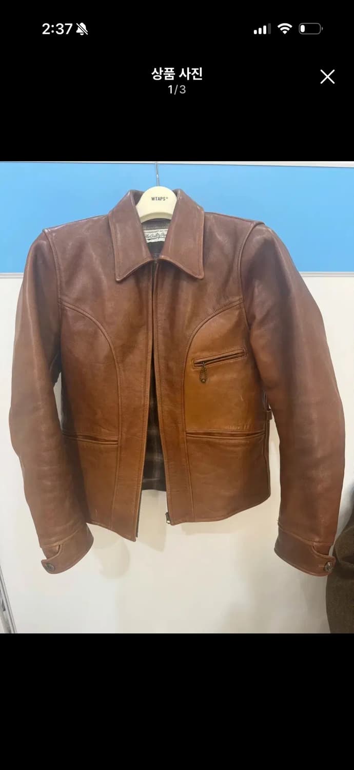 와코마리아 홀스하이드 레더자켓 상품이미지1