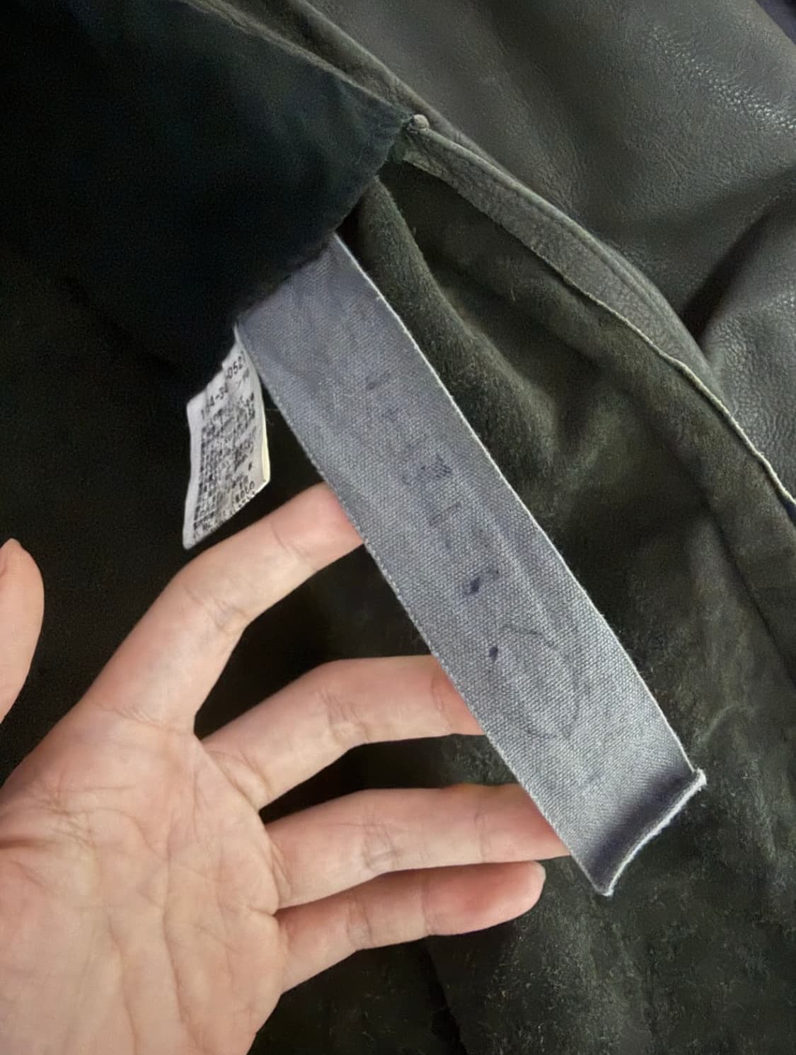 Carpe diem washable leather jacket 상품이미지6