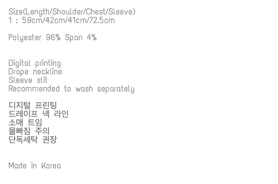 bonnae 본네 Printed draped top 상품이미지5