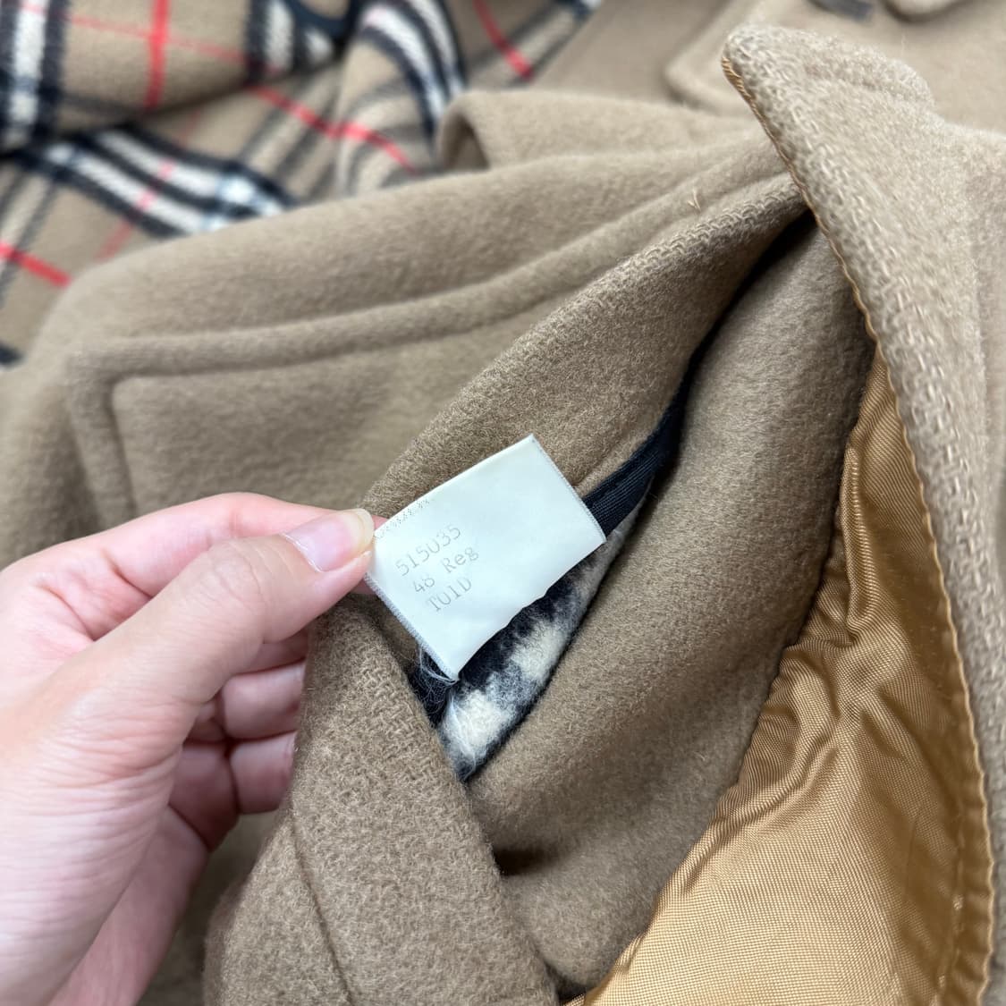 버버리 베이지 브라운 떡볶이 코트  상품이미지8