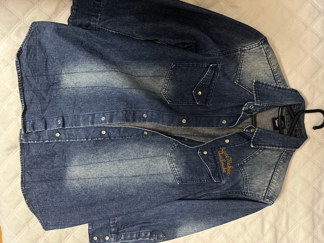 Octopus Army 데님 셔츠 상품이미지1