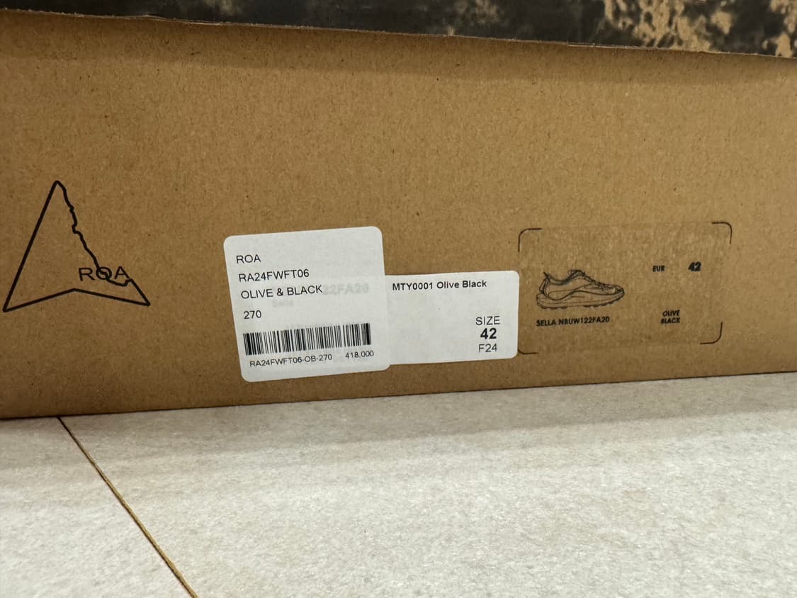 로아 셀라 올리브블랙 42 하이킹슈즈 상품이미지8