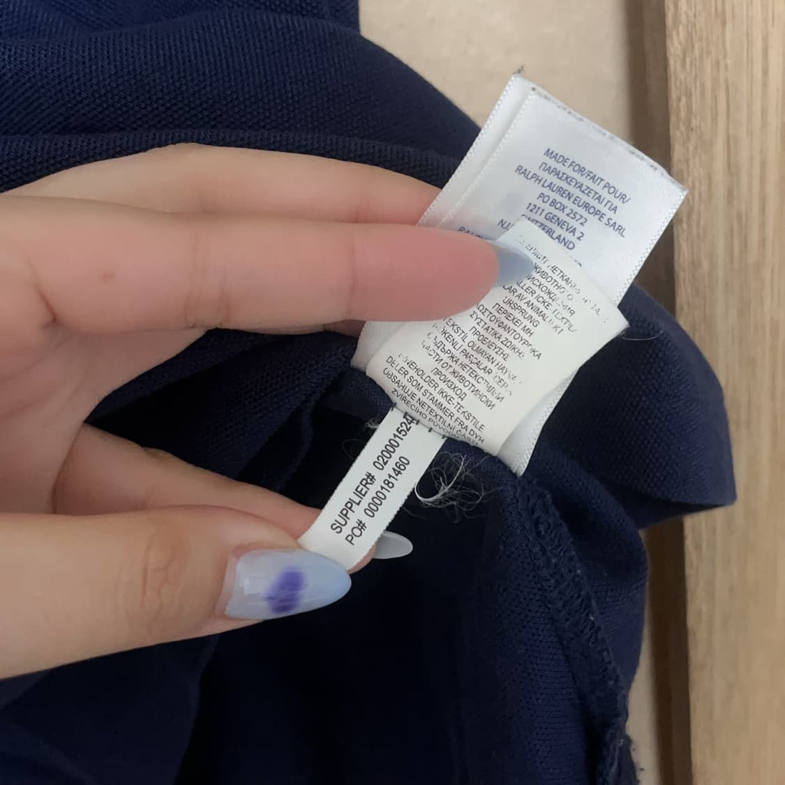 [정품] 폴로 네이비 / 레드포니 반팔카라티 [ S ] 상품이미지10