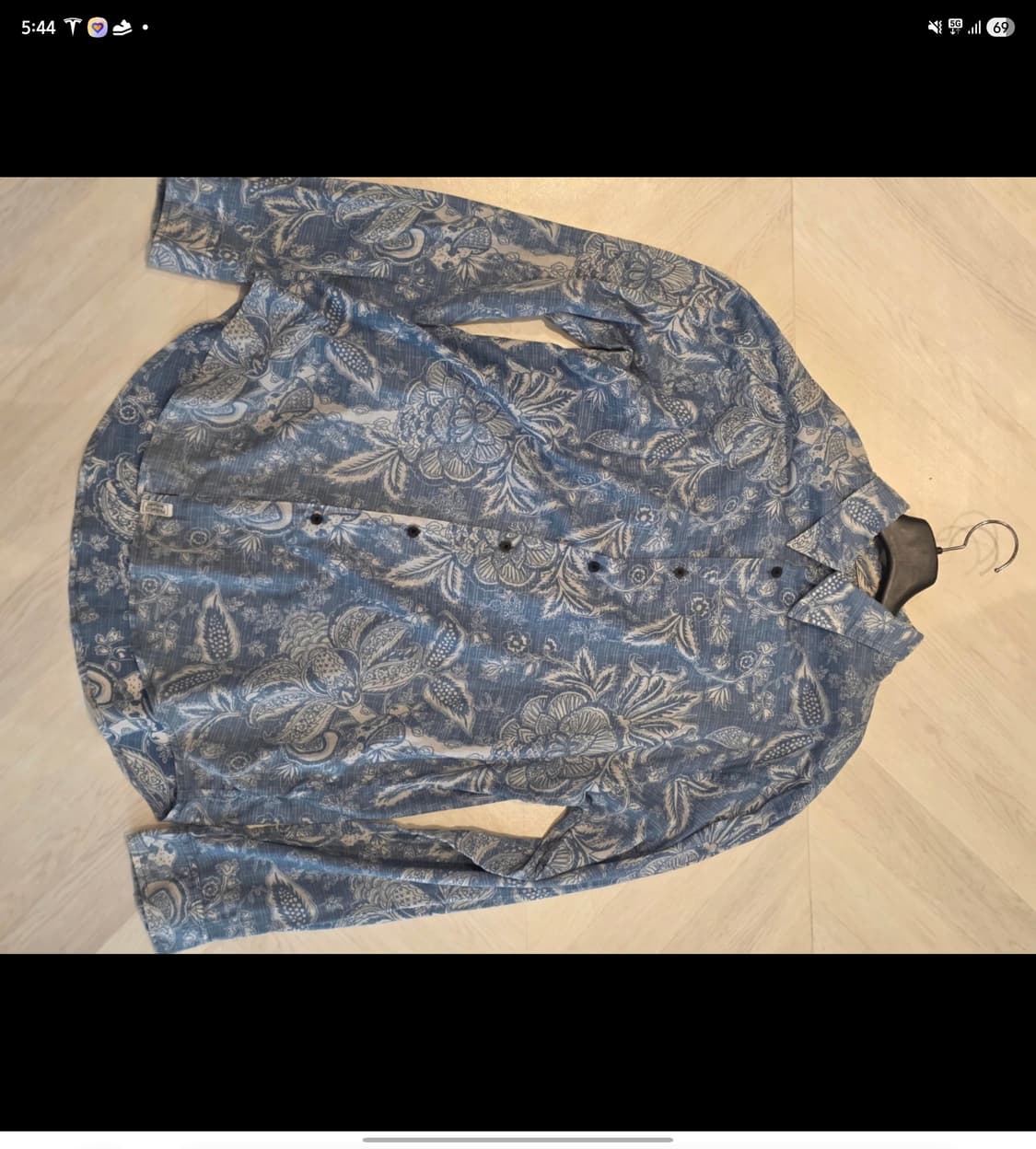 ​폴로 진스 코(Polo Jeans Co.) 인디고 페이즐리 셔츠 상품이미지1