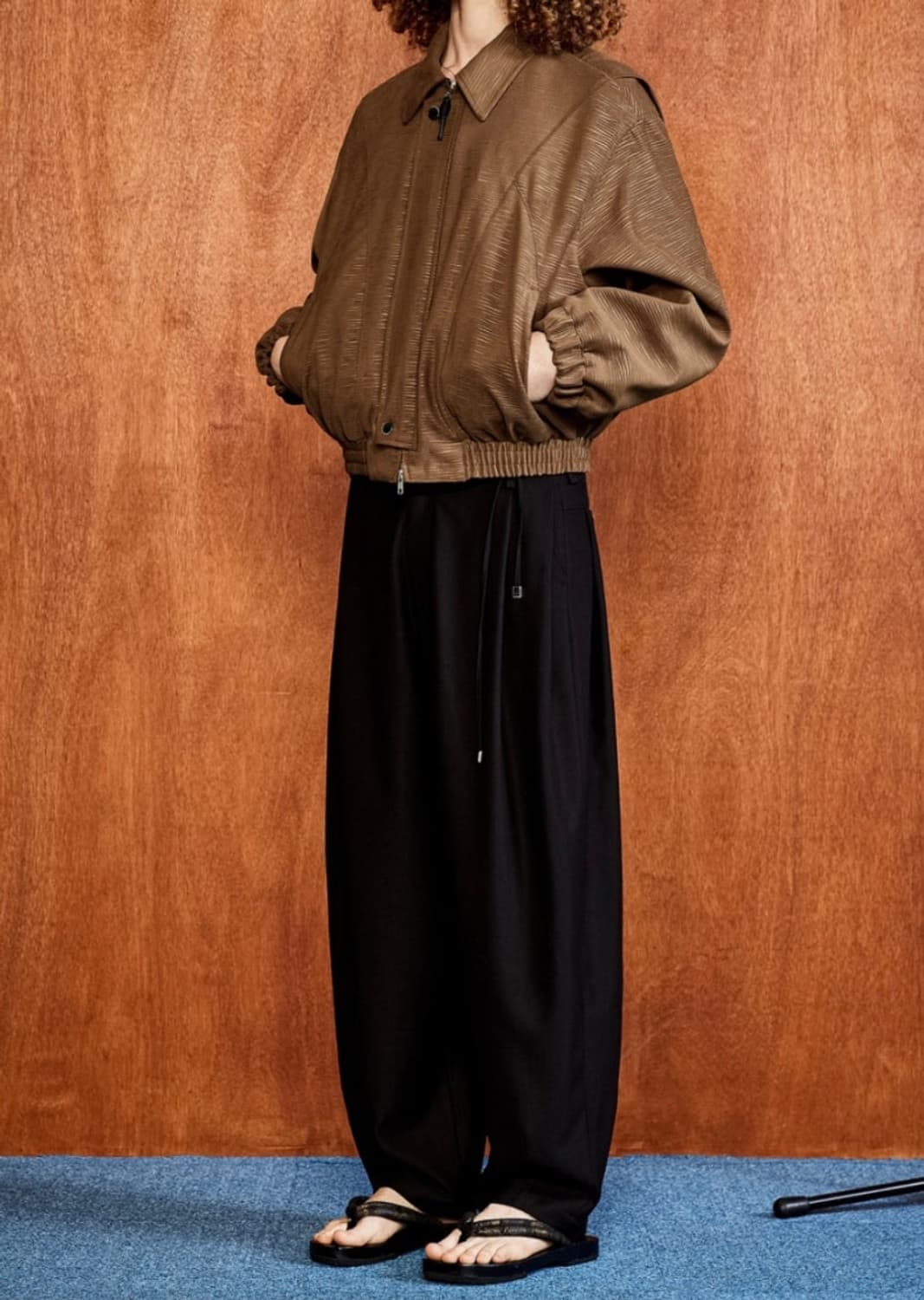 엘무드 크로아상 블루종 카멜 48 상품이미지3