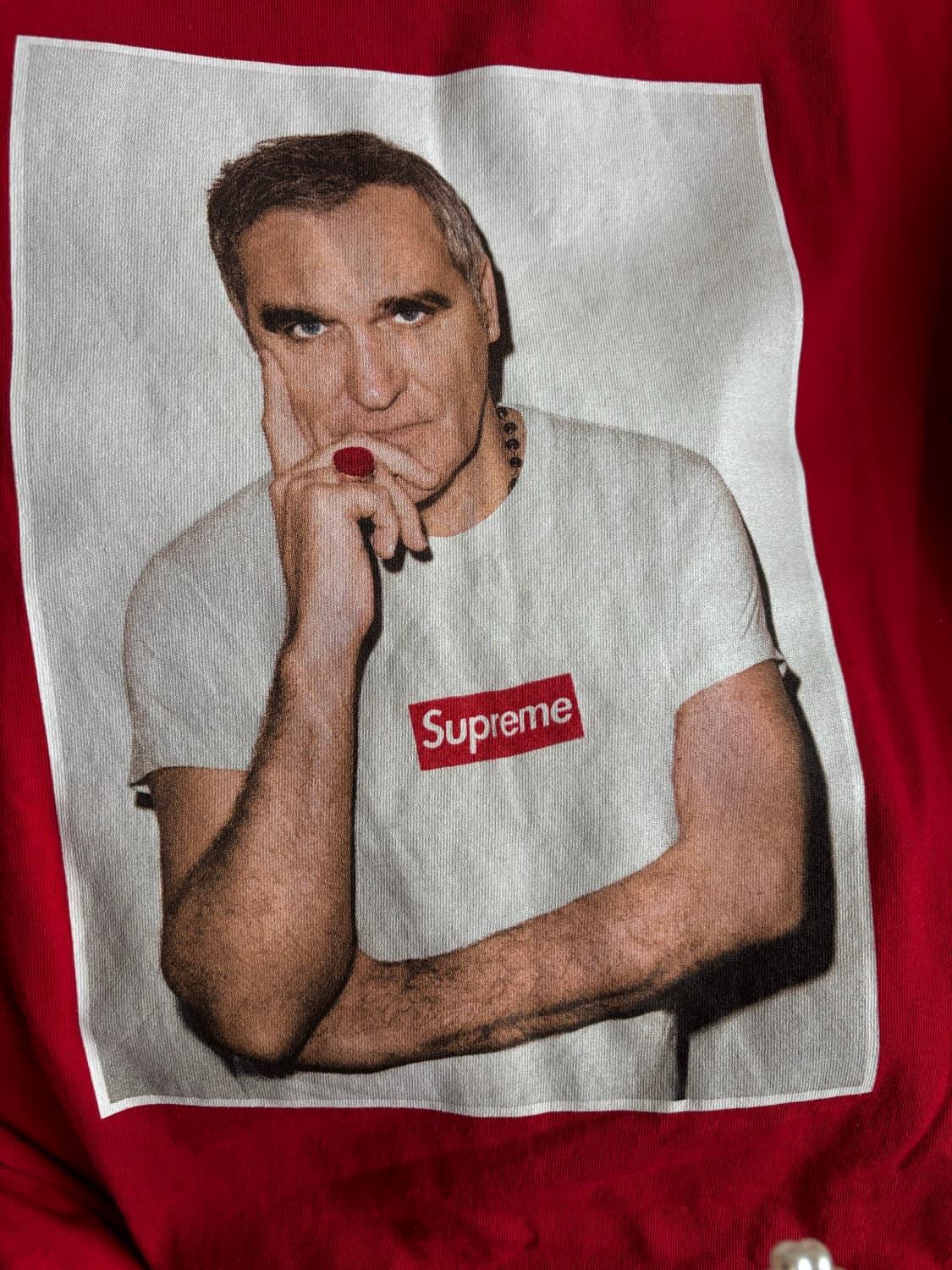 정품) 슈프림 수프림 supreme 모리세이 Morrissey 티셔츠 상품이미지3