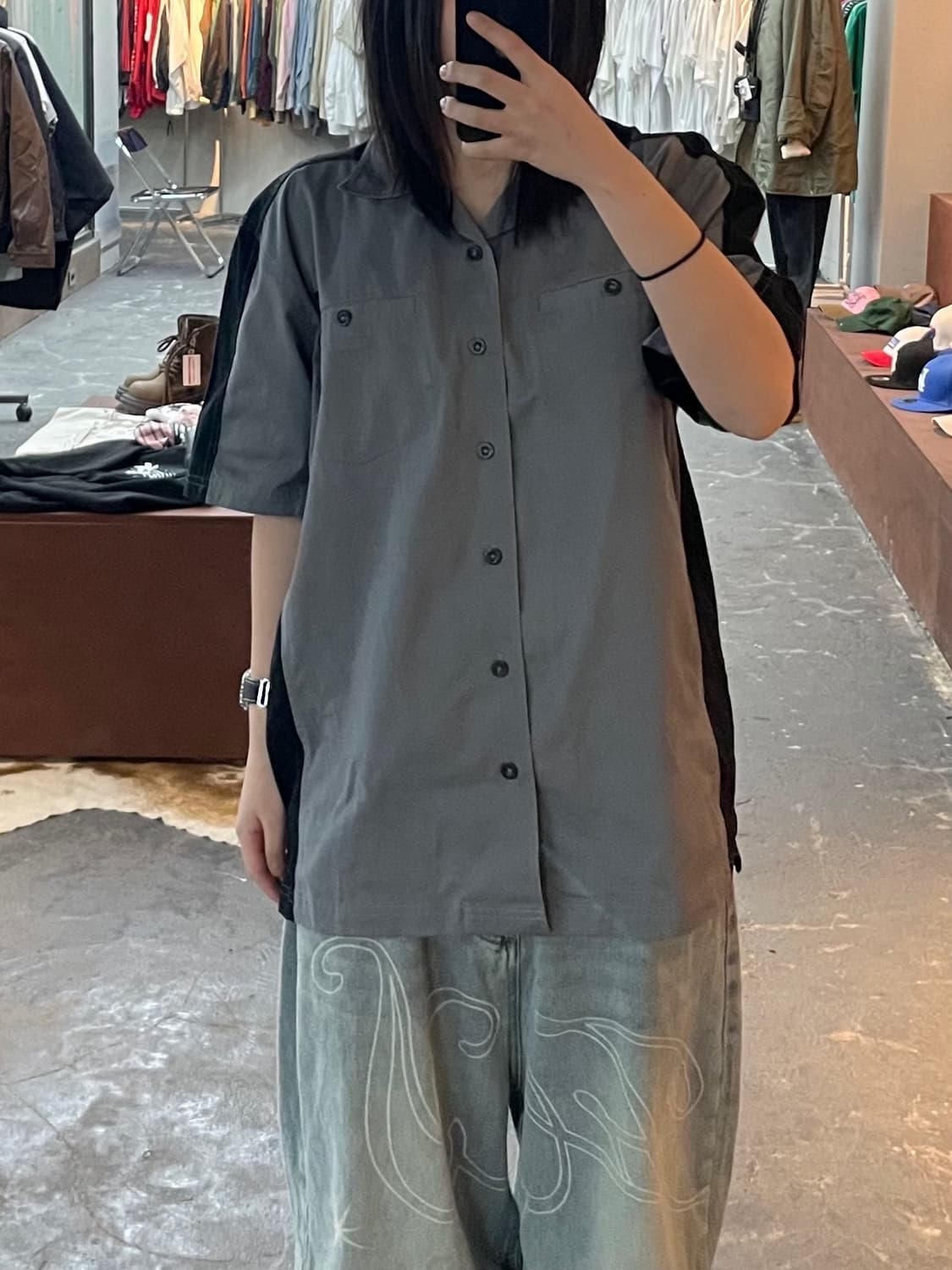 할리데이비슨 후면 빅로고 레이싱 반팔셔츠 H1685 상품이미지1