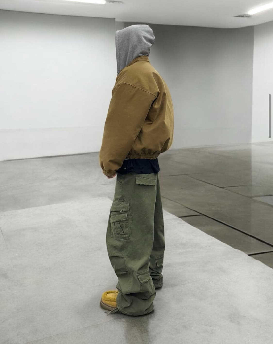 논노드 몰스틴 봄버 카멜 상품이미지7