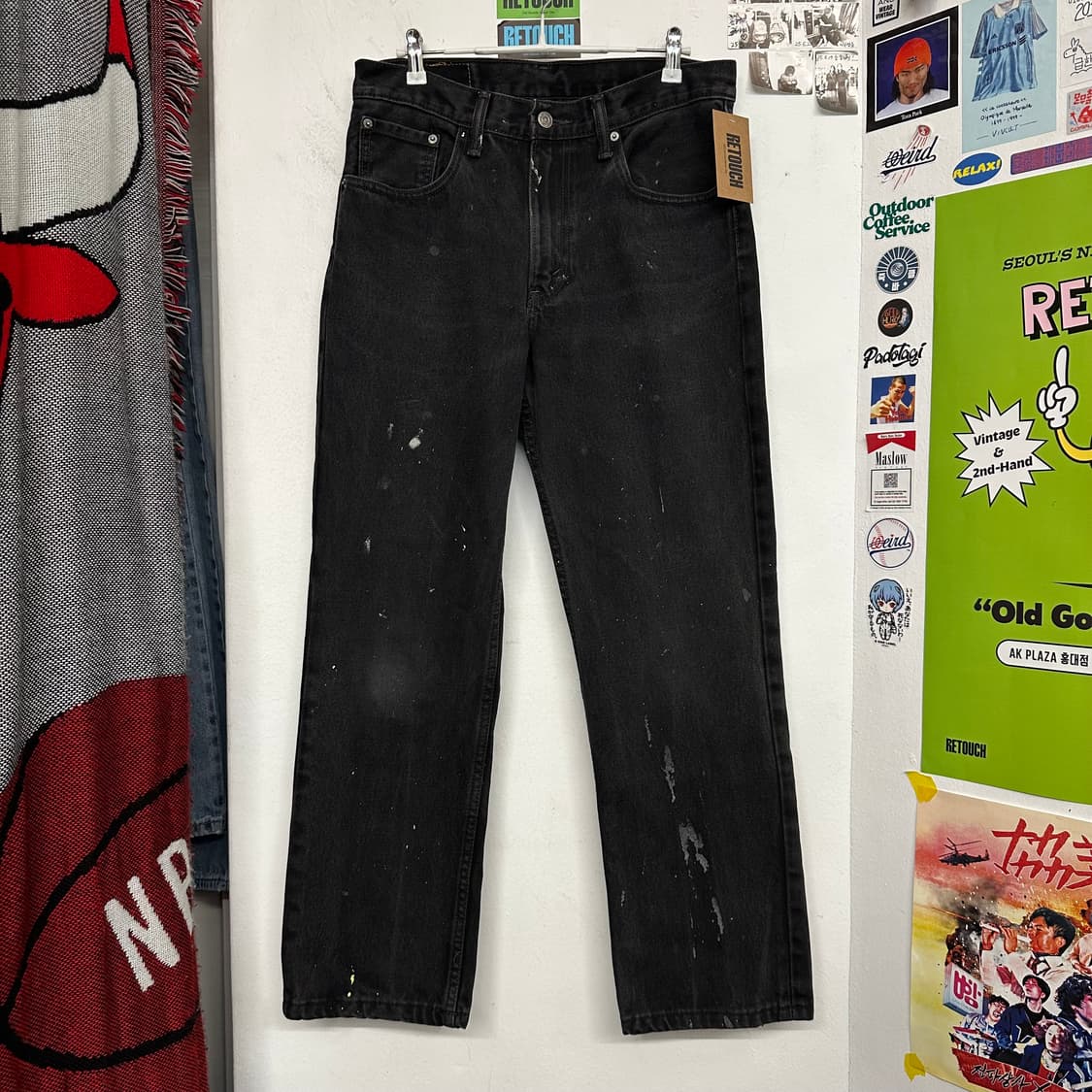 리바이스 516 페인티드 흑청 상품이미지1