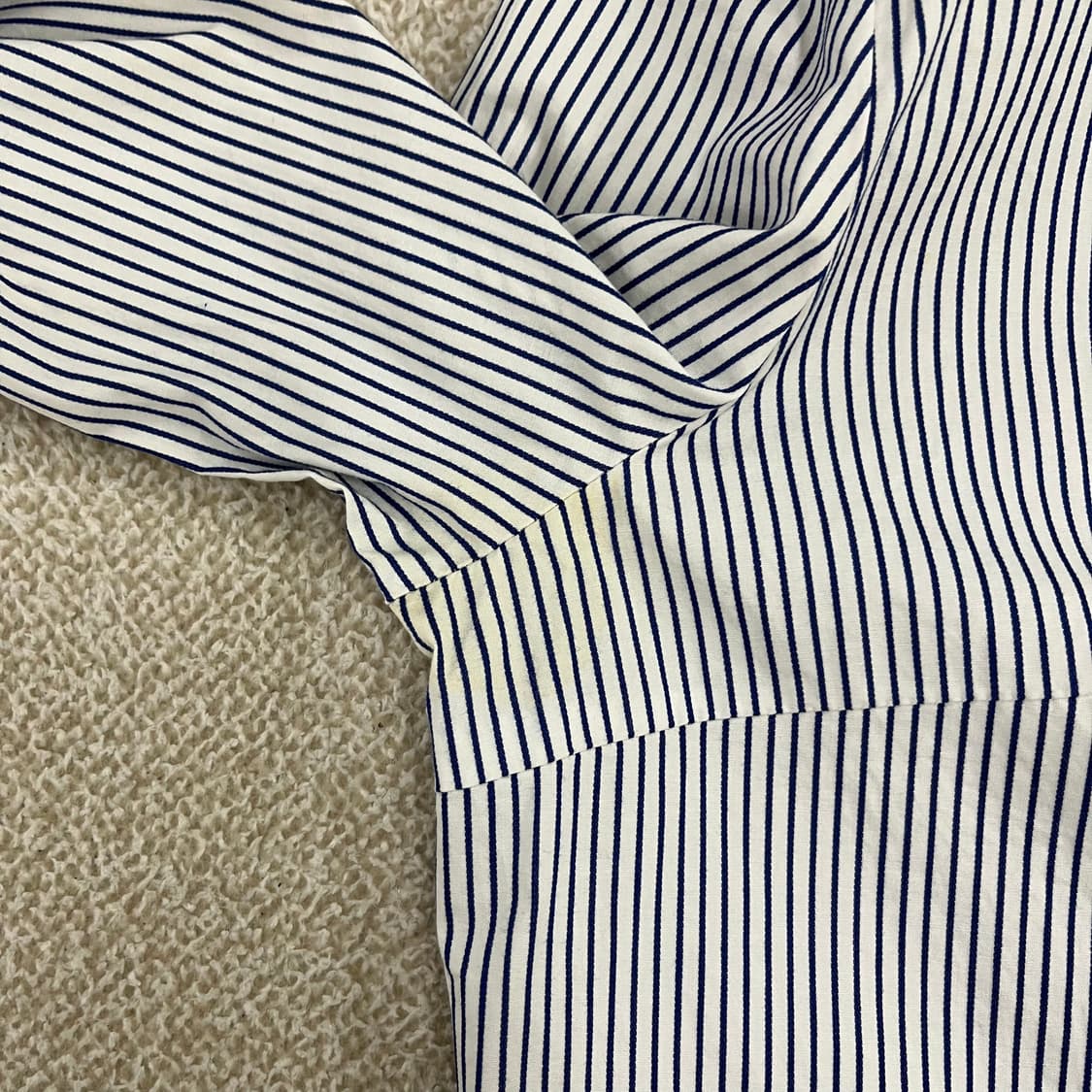 [95] 헤지스 스트라이프 셔츠 남방 0114M1 상품이미지5