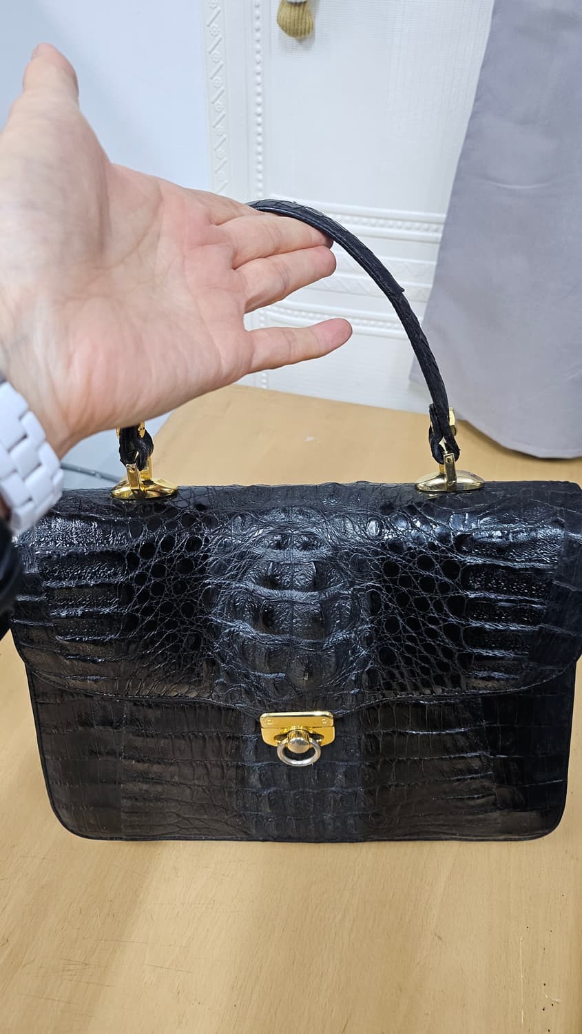 악어 가죽 토드백 상품이미지10