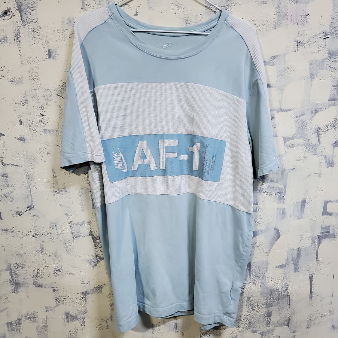 나이키 AF-1 반팔 티셔츠 하늘색  상품이미지1