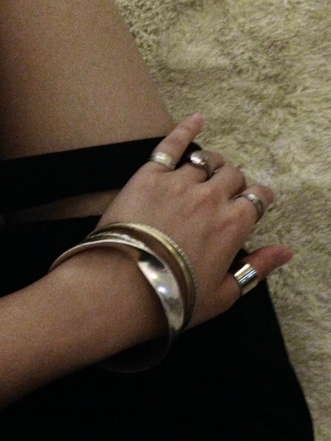 Silver Wave Bangle 상품이미지2