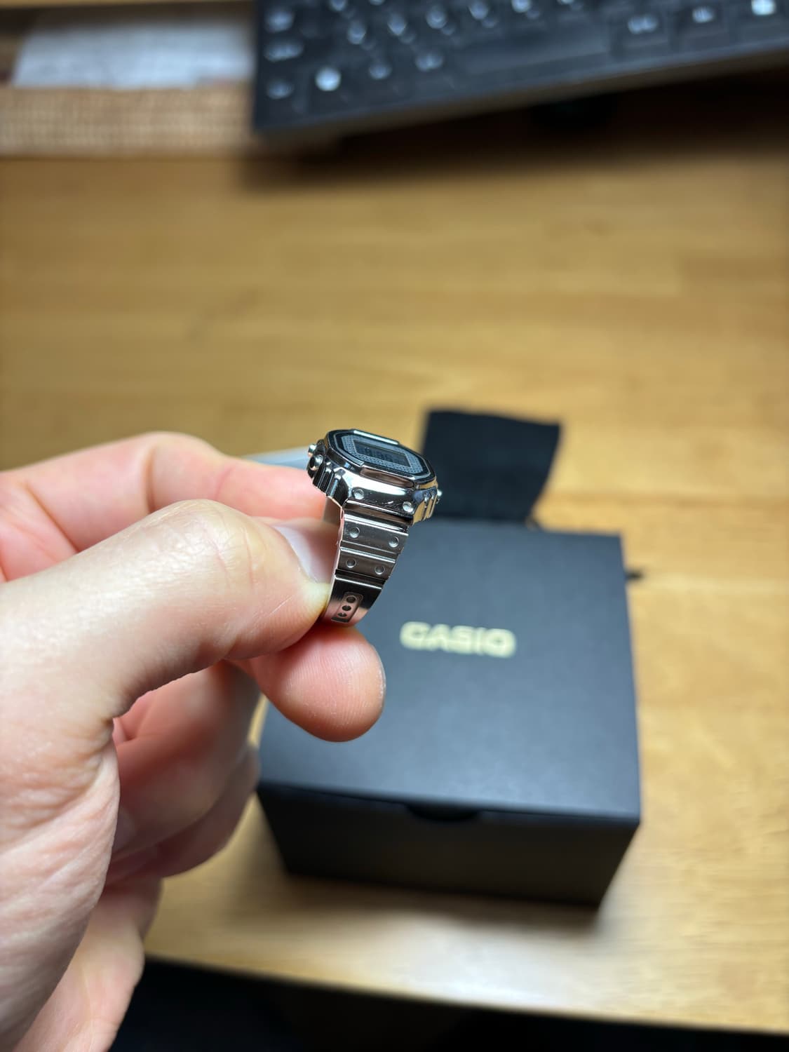 CRW-001-1DR 카시오 워치 링 실버 팝니다. 상품이미지3