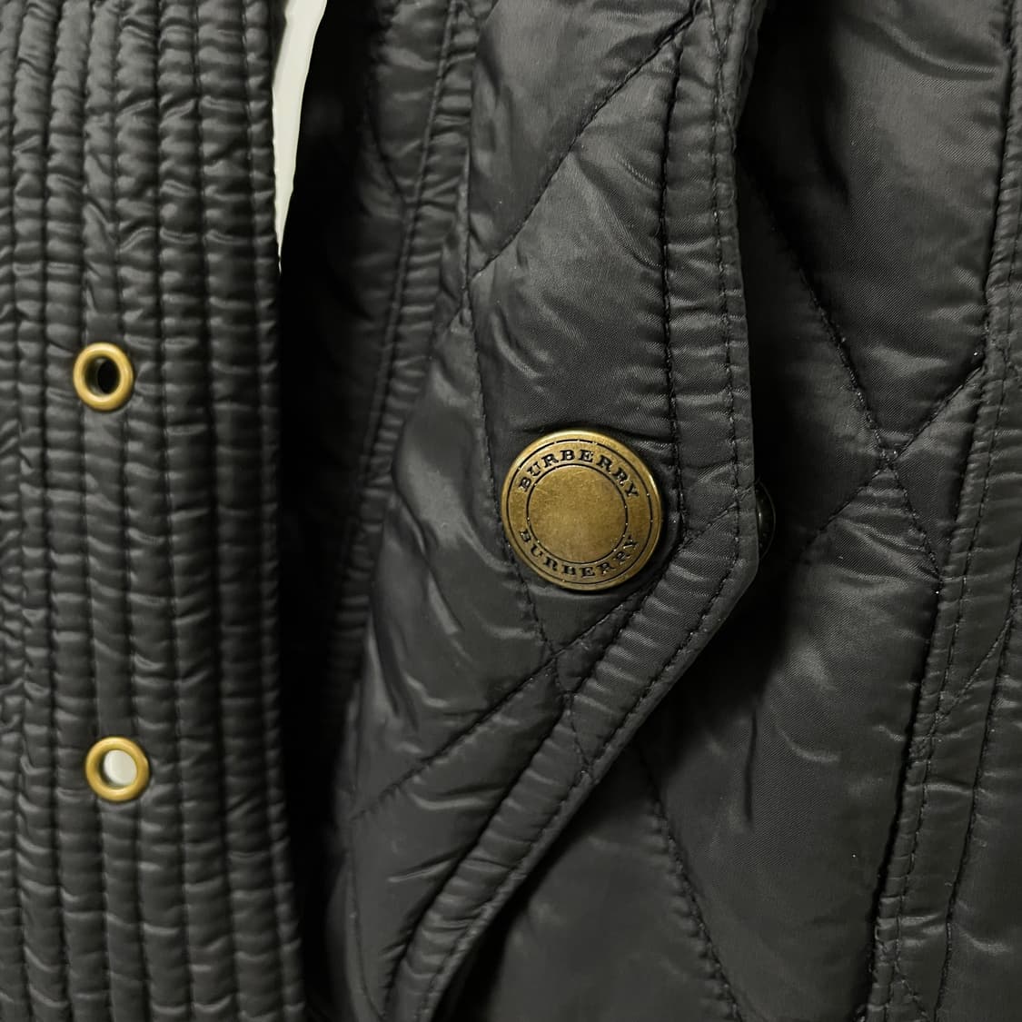 버버리 퀄팅 코트 블랙 XS(W) 상품이미지5