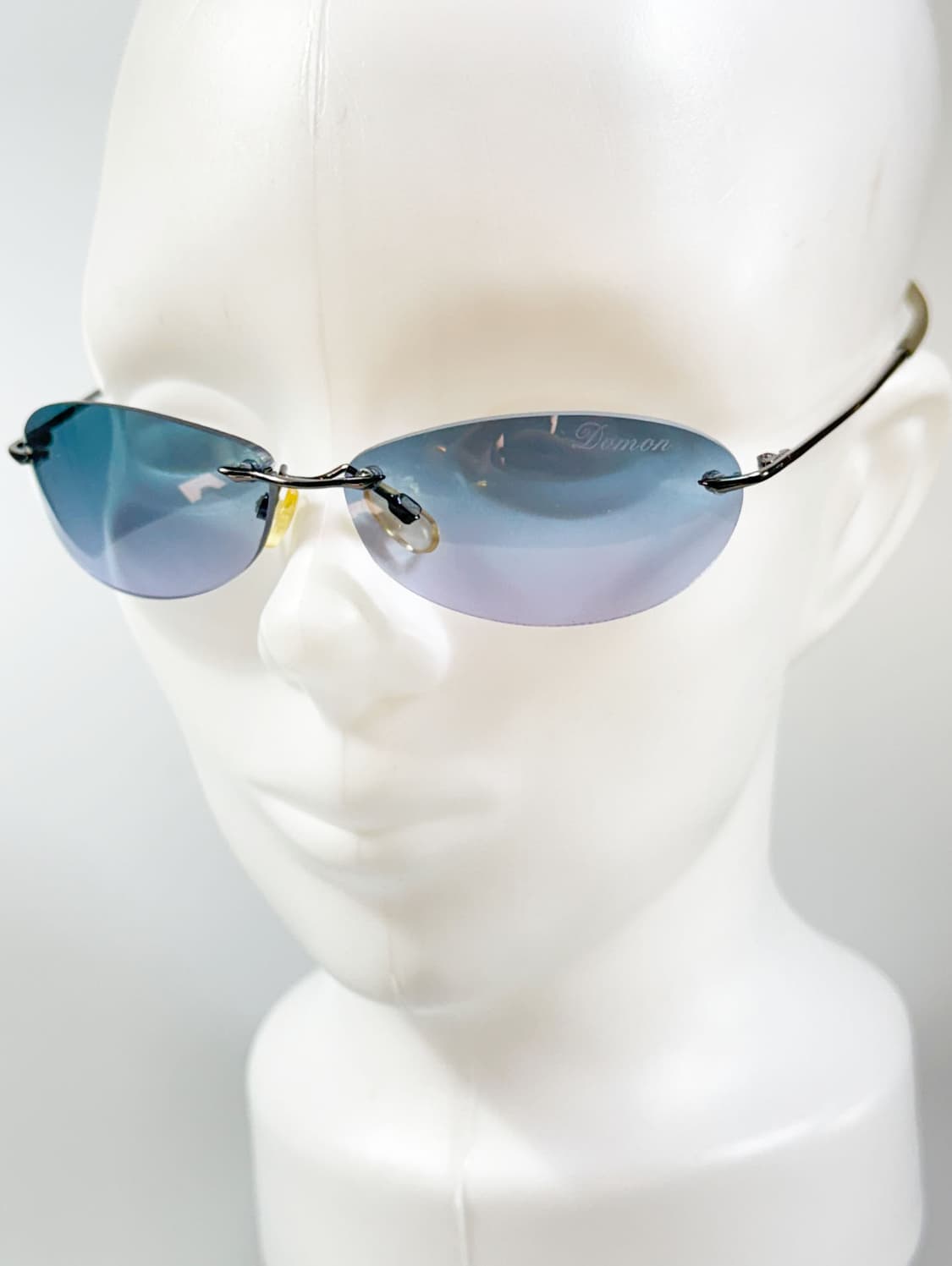 90s DOMON 무테 스퀘어 틴트 빈티지 선글라스 상품이미지8