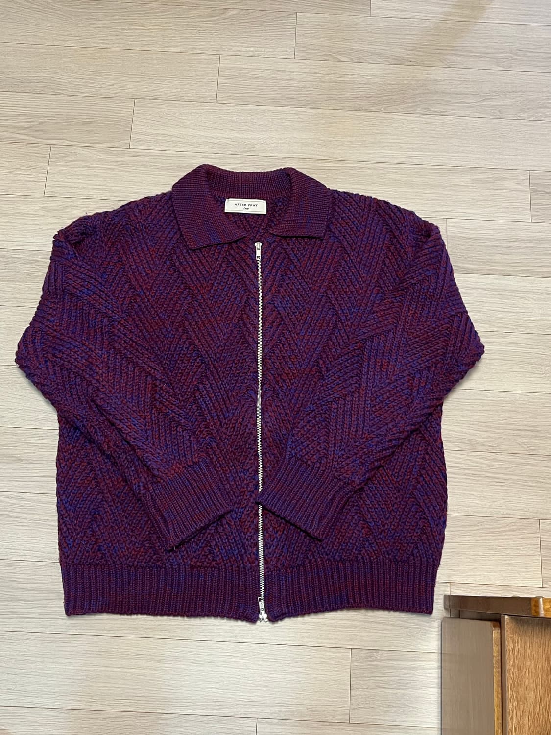 AFTER PRAY 니트 가디건자켓  상품이미지2