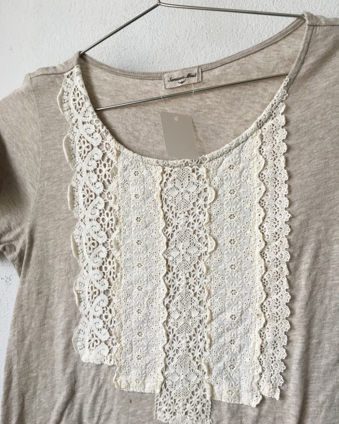 Crochet point t shirt 상품이미지4