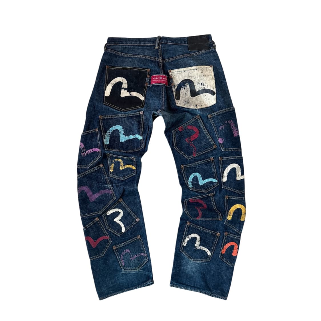 에비수 멀티포켓 Black-White ss 데님팬츠 ( Traviss) 상품이미지1