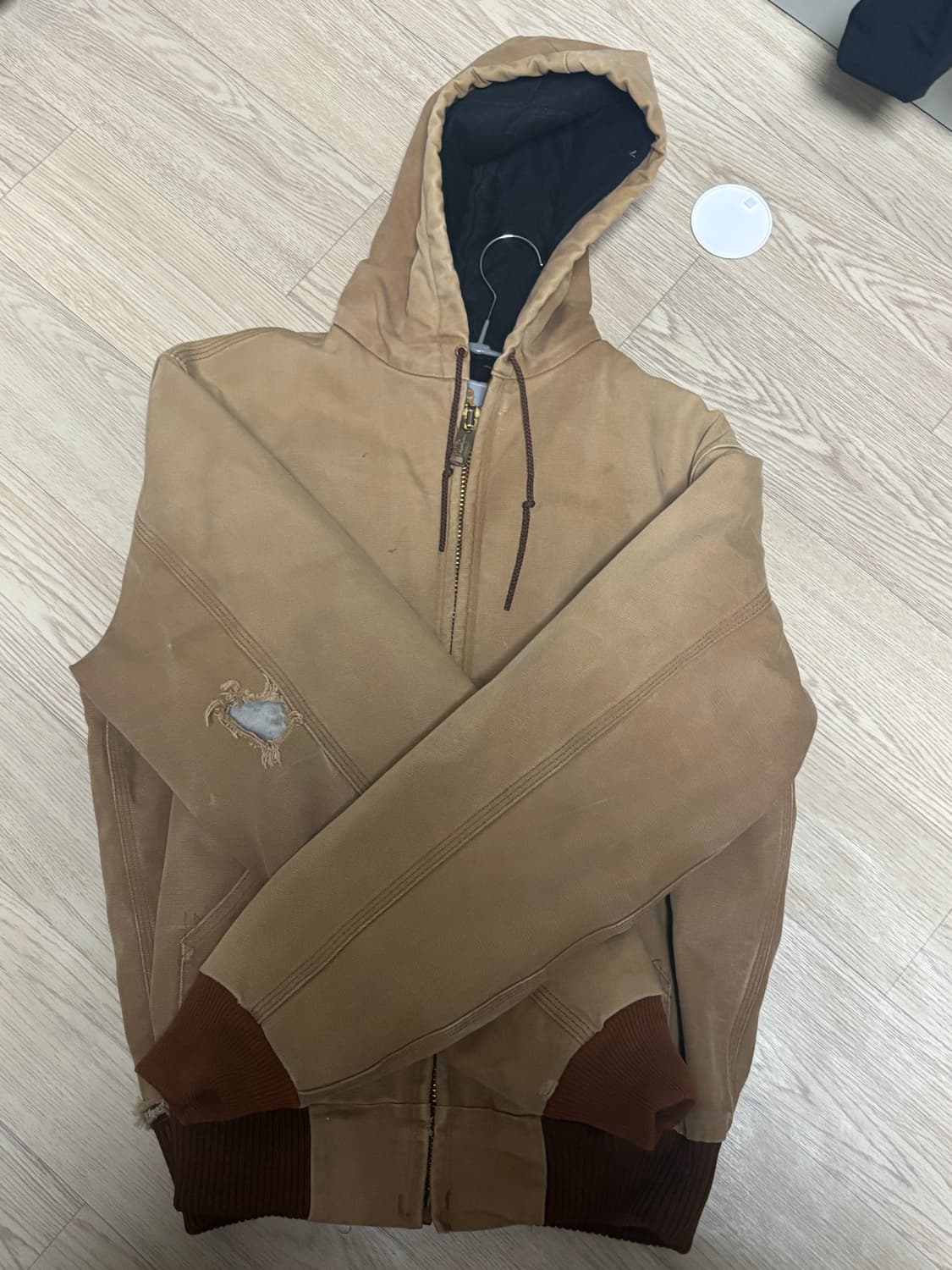 칼하트 덕 엑티브 자켓 (j130) L 상품이미지4