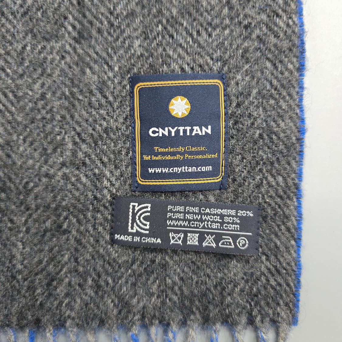 크니탄(CNYTTAN) 캐시미어 울 머플러 상품이미지5