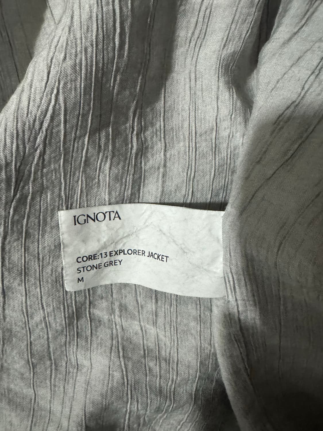 [M] 이그노타 코어13 익스플로러 자켓 스톤 그레이 상품이미지3
