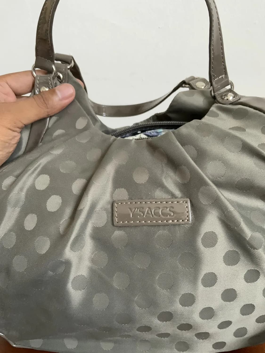 요지야마모토 도트 숄더백 상품이미지2