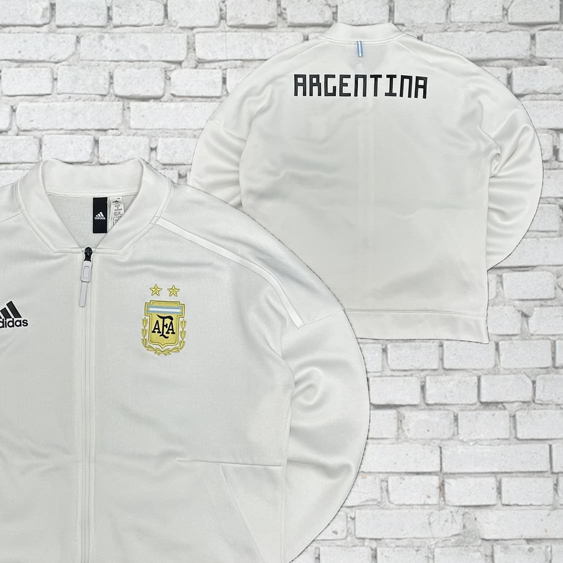 아디다스 아르헨티나 국대 빈티지 화이트 져지 XL 상품이미지1