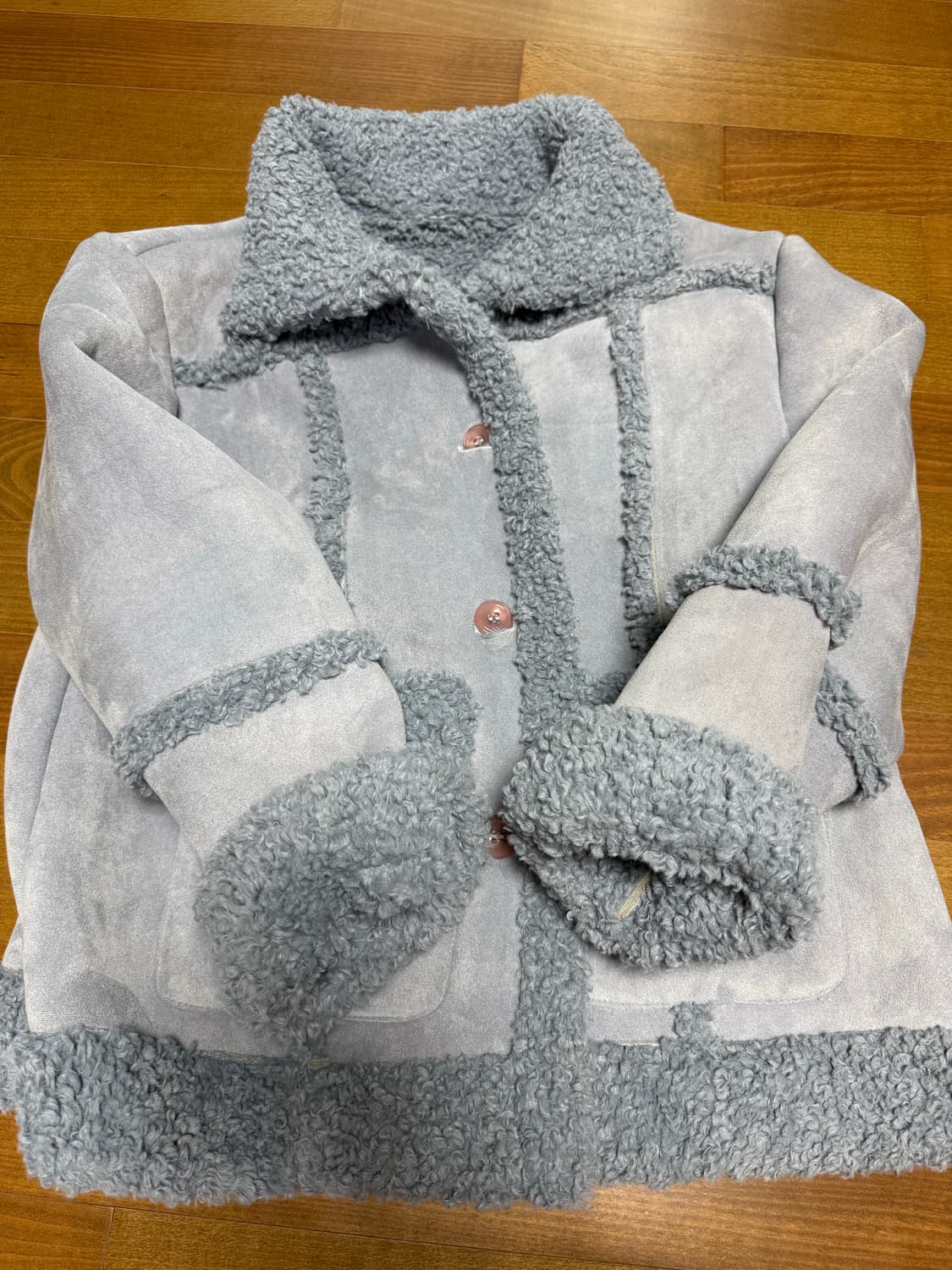 마가린핑거스 TWO-WAY COLLAR MUSTANG COAT  상품이미지5