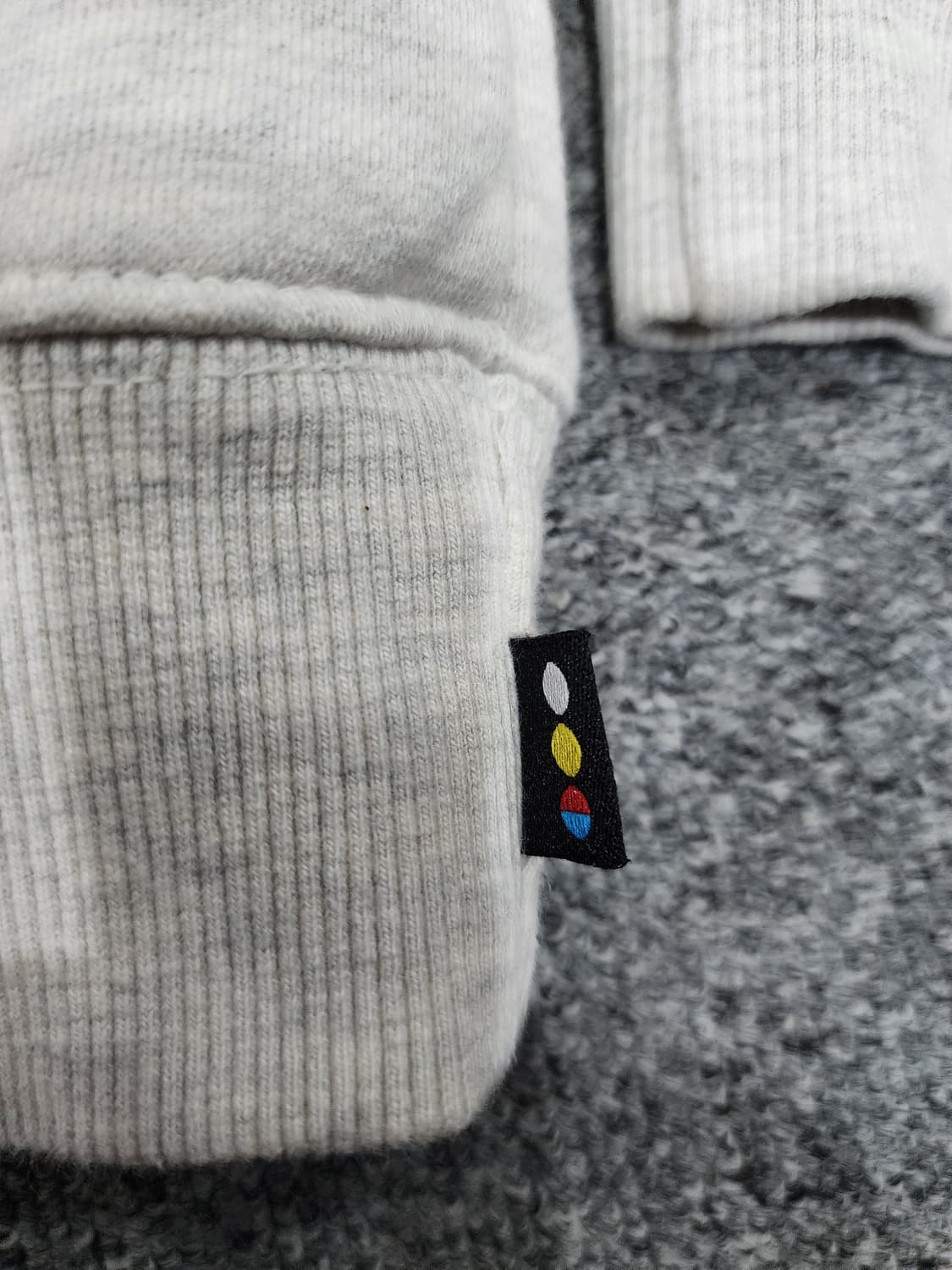 아이앱 스튜디오 스펠로고 기모 하프집업 반집업 L 상품이미지5