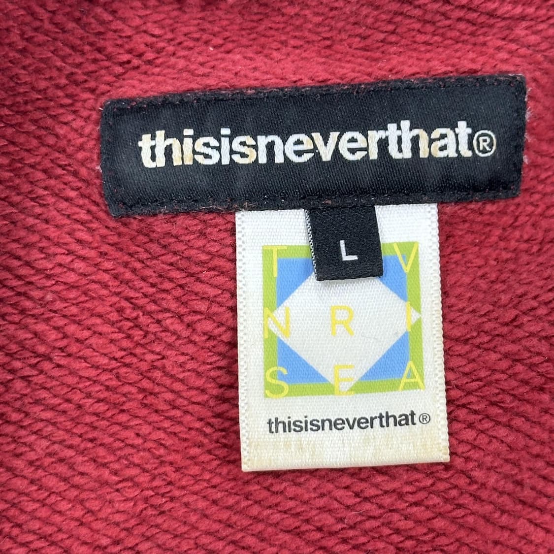 디스이즈네버댓 (디네댓) 이니셜 로고 맨투맨 (L) 상품이미지5