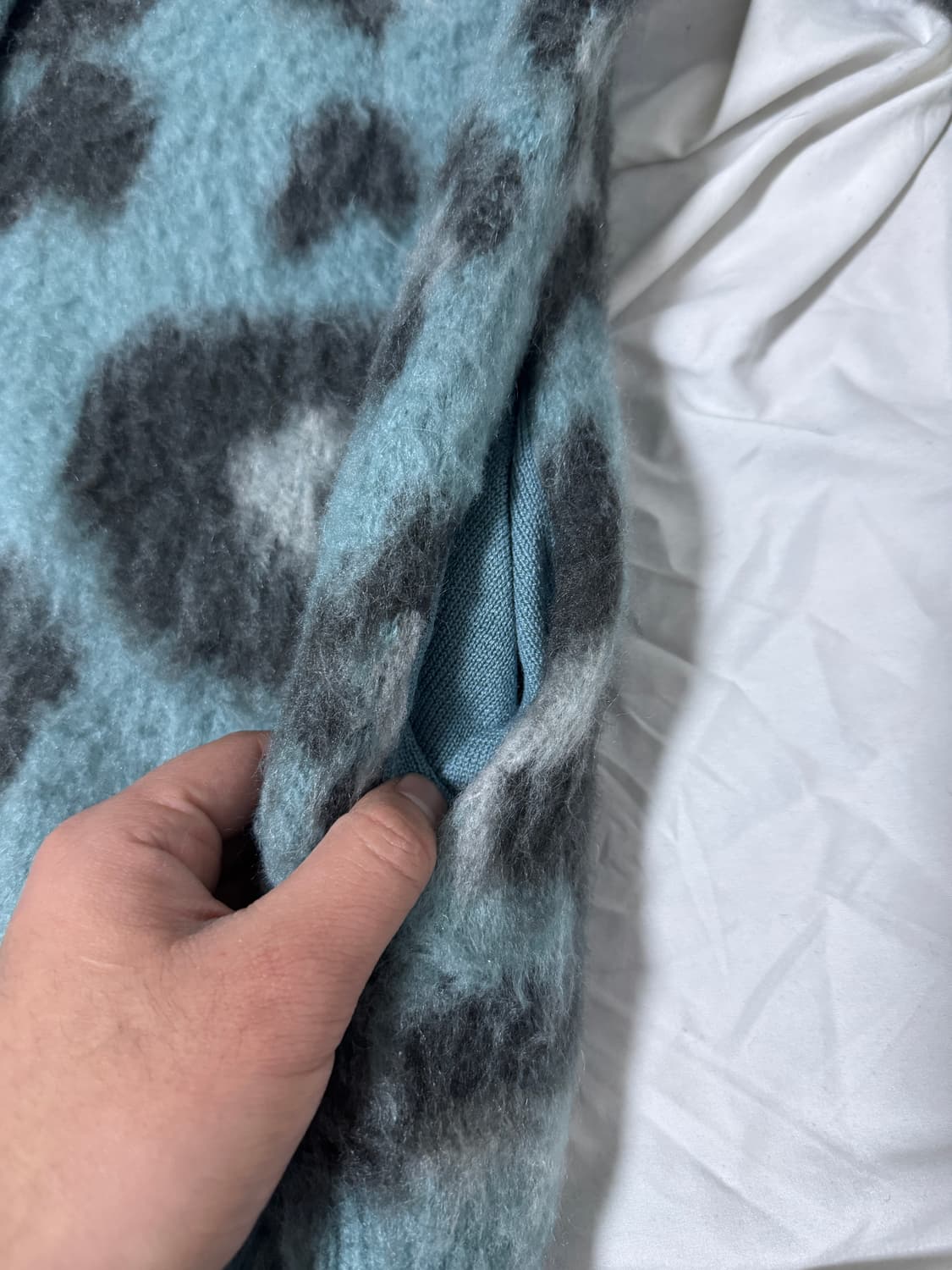 Rose bud 레오파드 모헤어 니트 가디건 상품이미지4